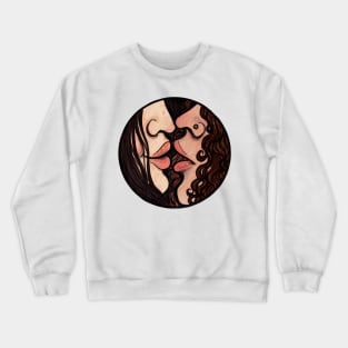 Girl Kiss Crewneck Sweatshirt